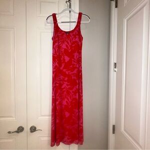 Vince Camuto Pink‎ Floral Printed Dress Size S